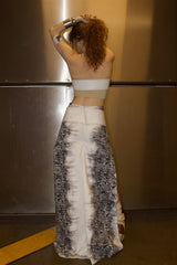 Tiger Tail Belted High Waisted Mini Short